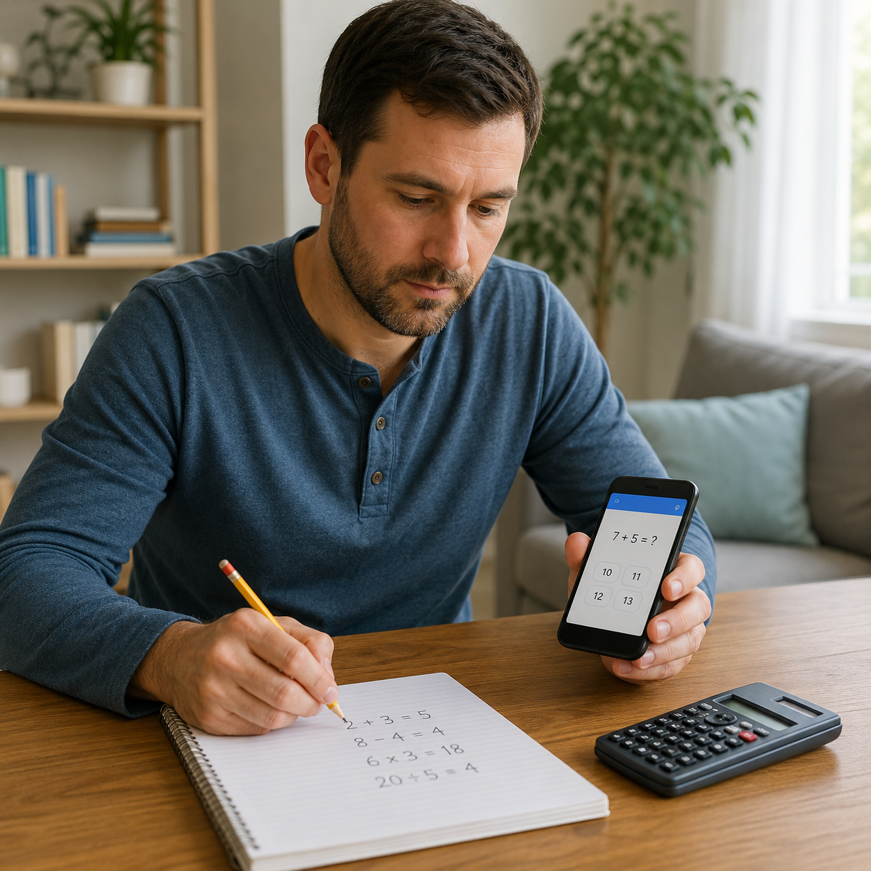 Aplicación para Aprender Matemáticas desde Cero
