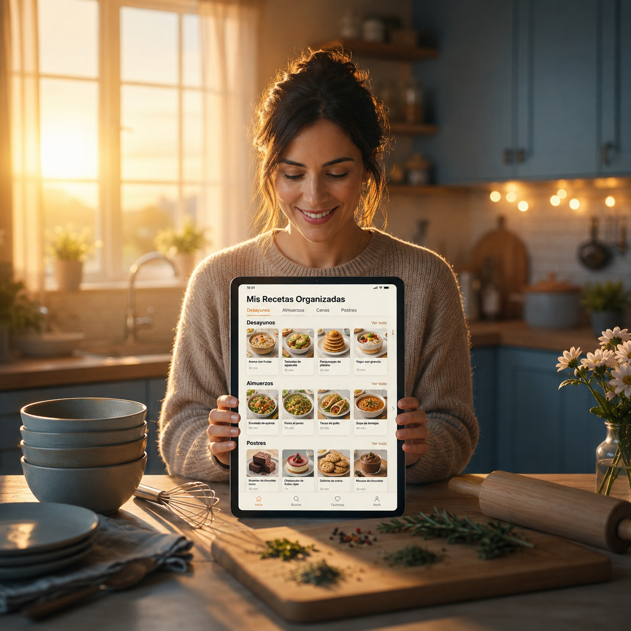 Aplicación para Organizar Recetas Favoritas Fácilmente