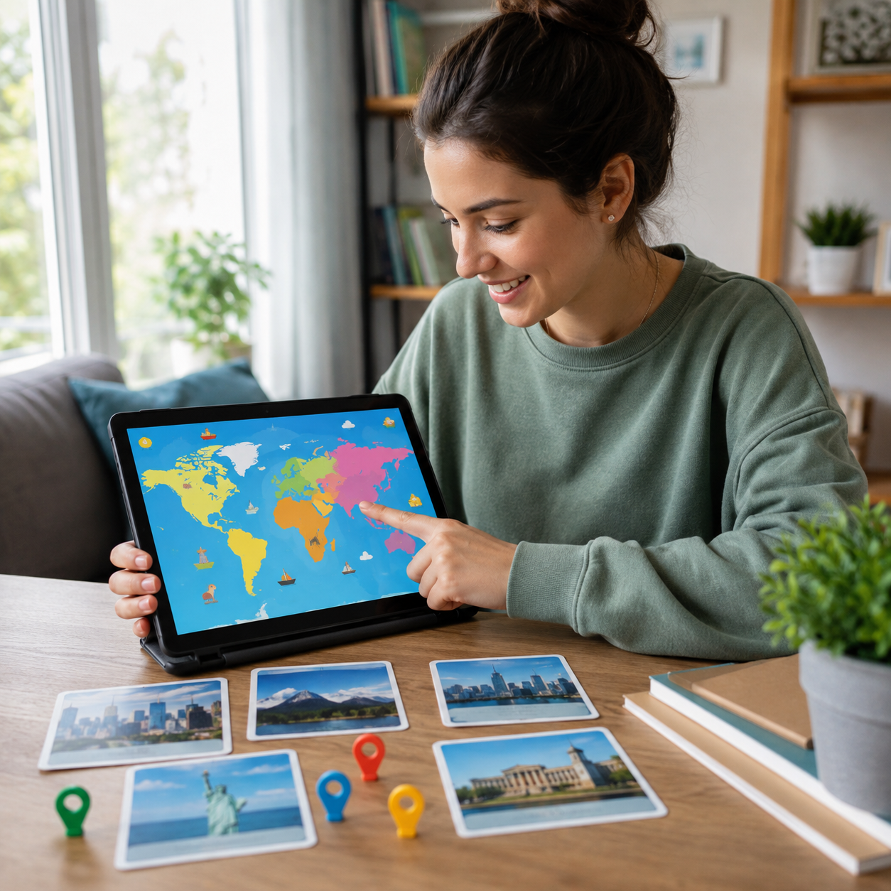 Aprende las capitales del mundo jugando